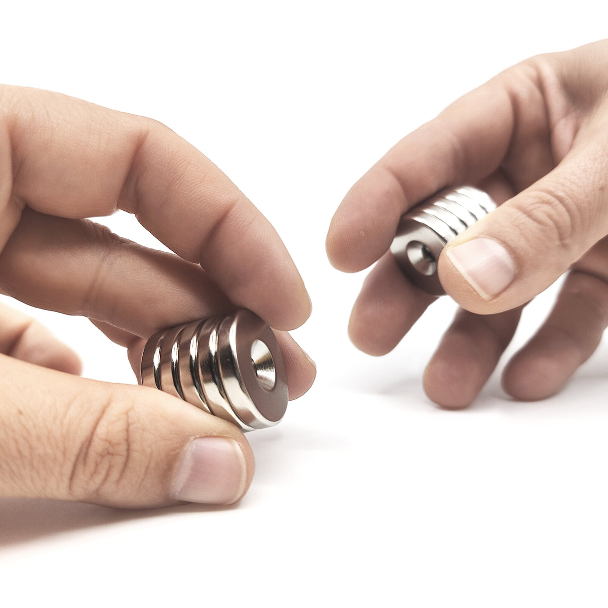 Countersunk supermagnet, 23x4 mm (N + S) 10-pakk