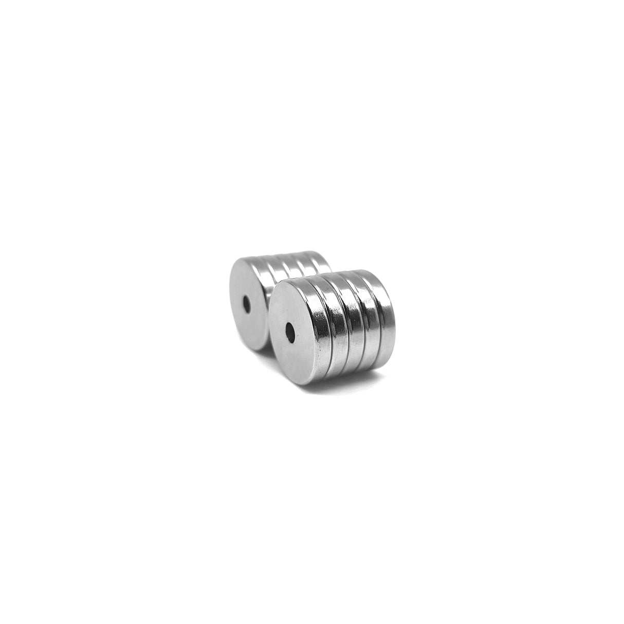 Countersunk supermagnet, 23x4 mm (N + S) 10-pakk