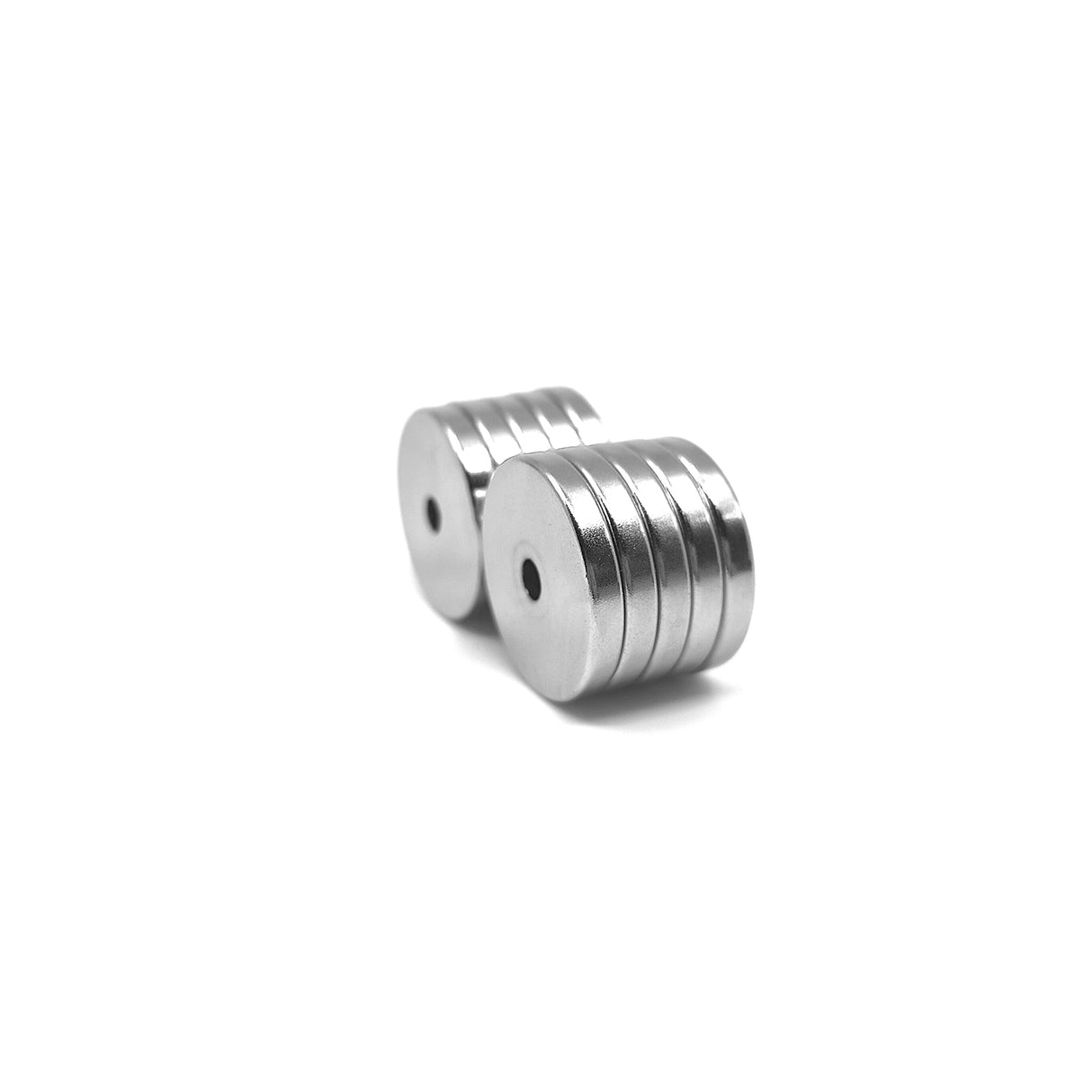 Countersunk supermagnet, 27x4 mm (N + S) 10-pakk