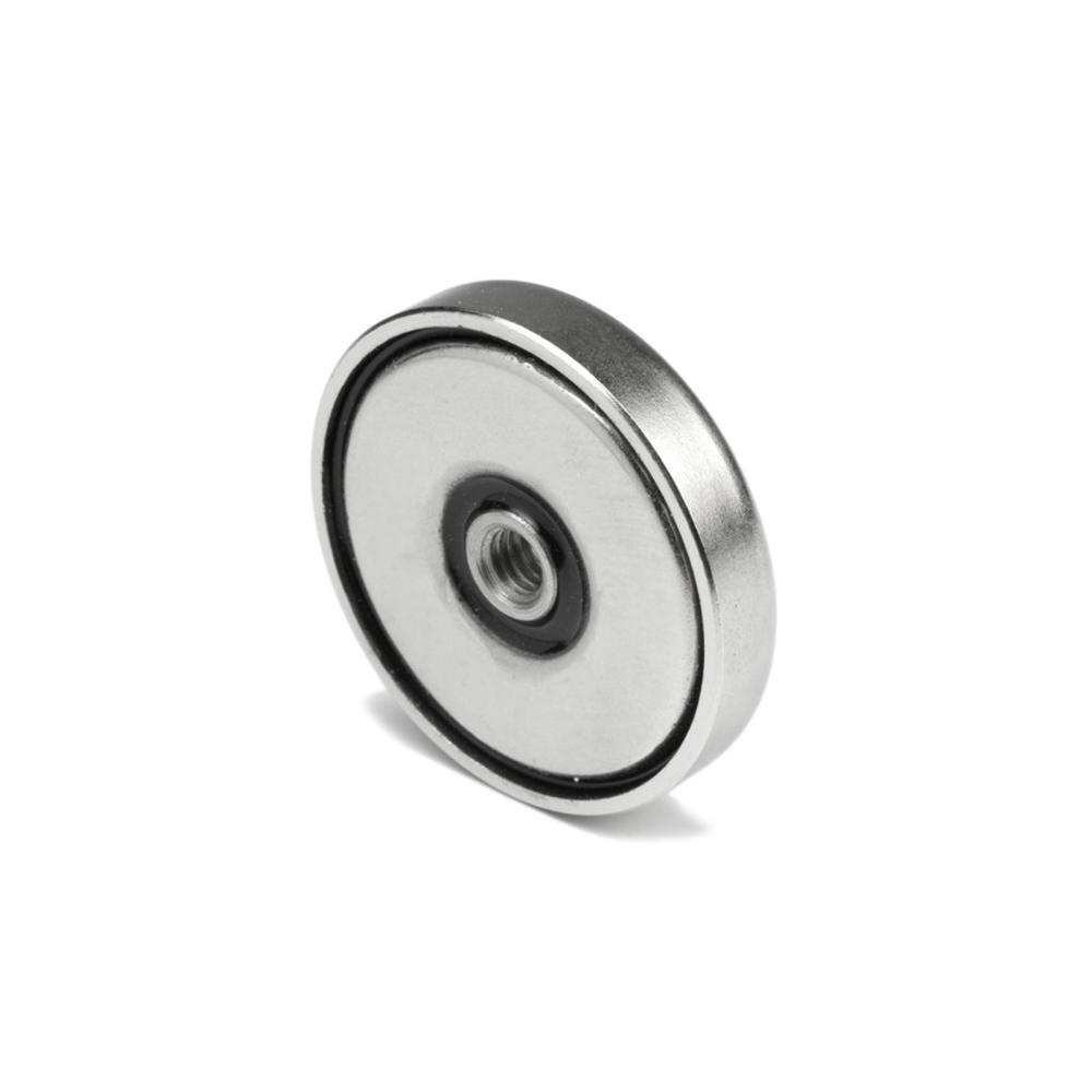 Magnet m. innvendig gjenge, Ø40 mm