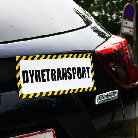 DYRETRANSPORT #1 - magnetskilt for bil