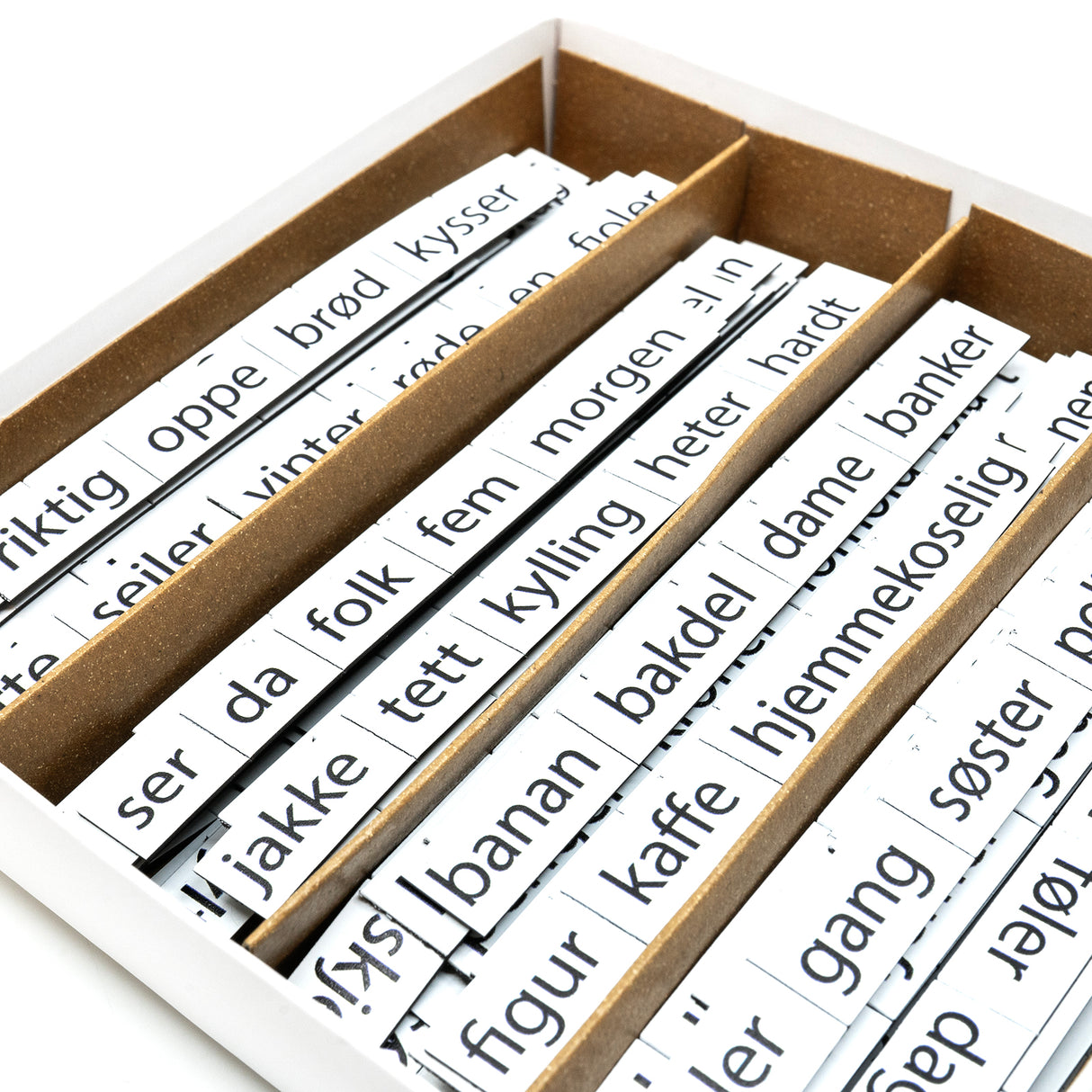 MagnetPoet XL norsk - Kjøleskapspoesi (+600 stk.)