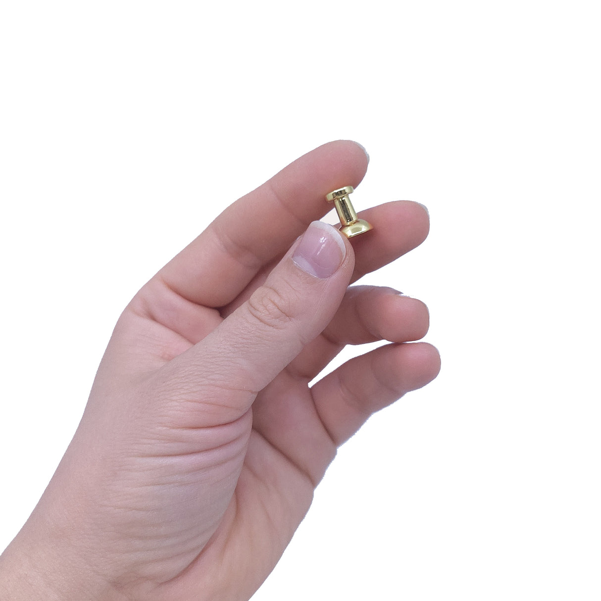 STIFT magneter, gull metall 10-pakk - kjøleskapsmagneter