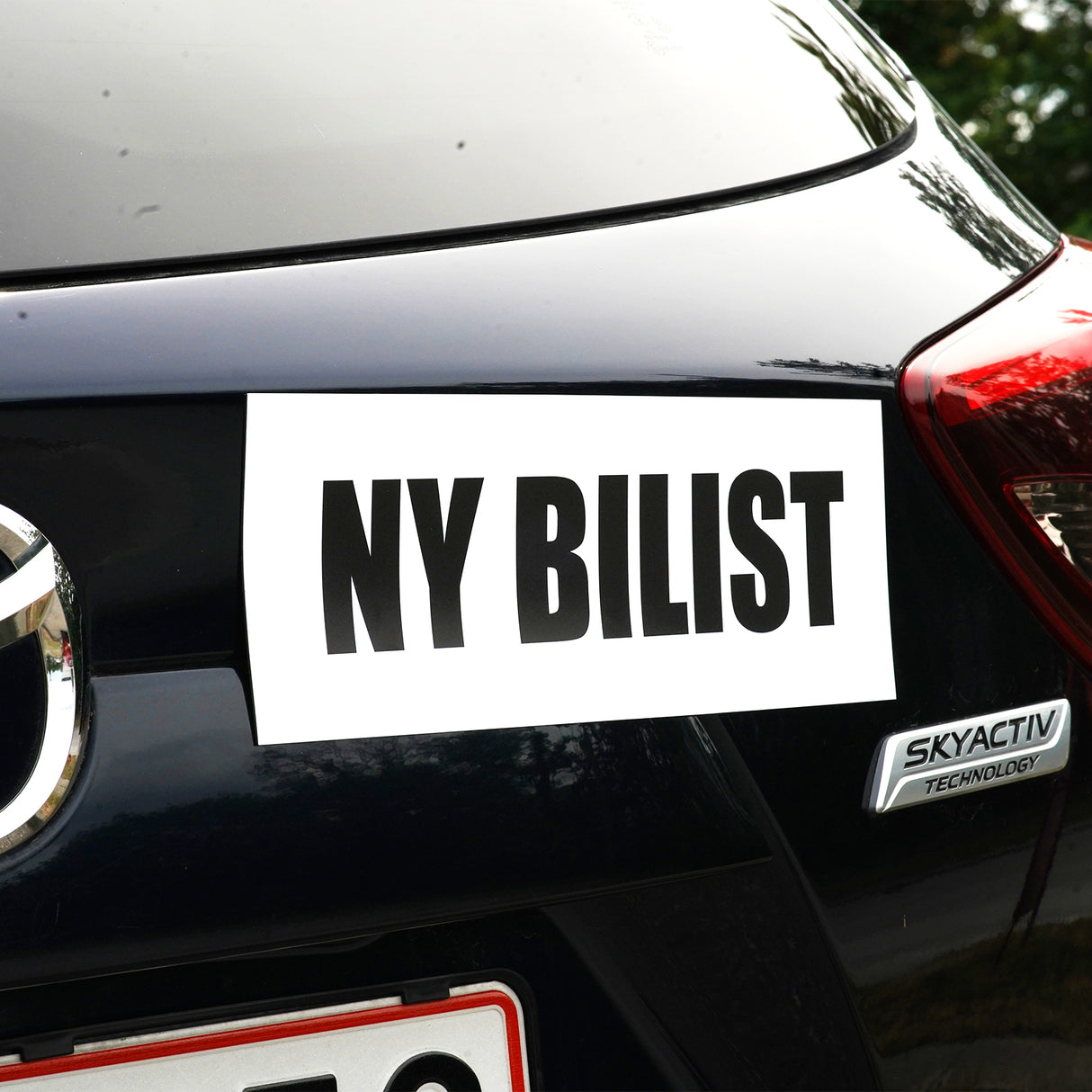 NY DRIVER #2 - magnetisk skilt for bil