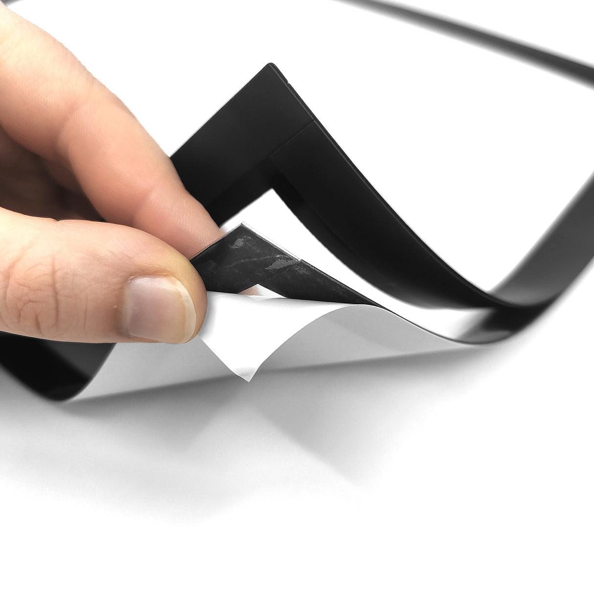 Vindu display A5 m/magnetisk ramme, Svart