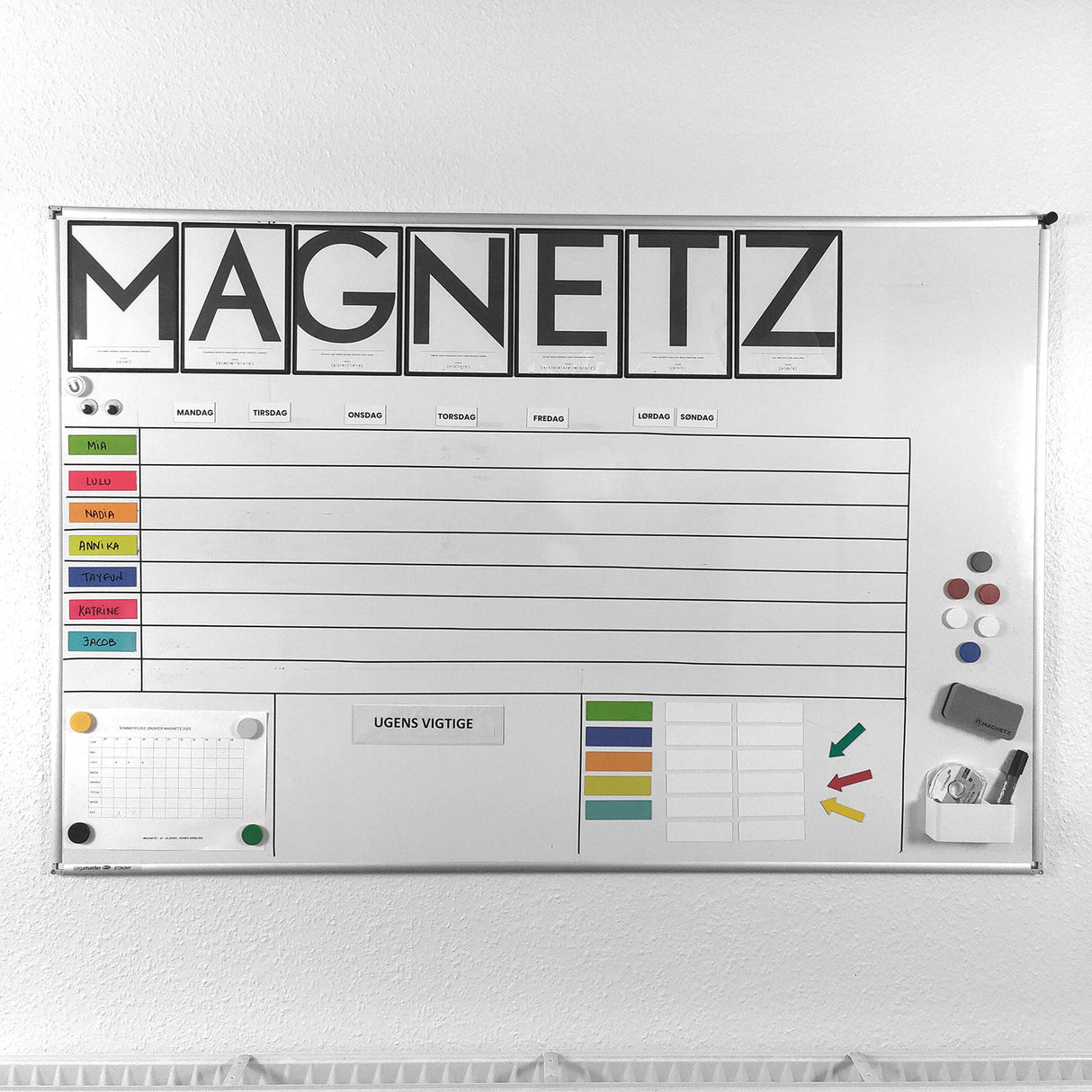 Tavlesett grunnpakke, m. ukedager (50 deler)