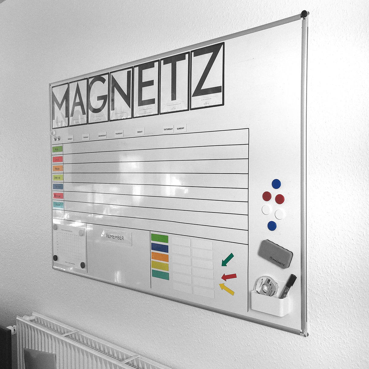 Ukedager på engelsk - Magneter