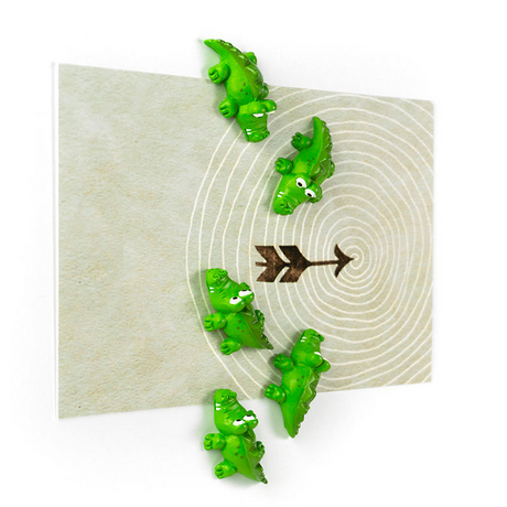 KROKO magneter, 5-pakk - kjøleskapsmagneter