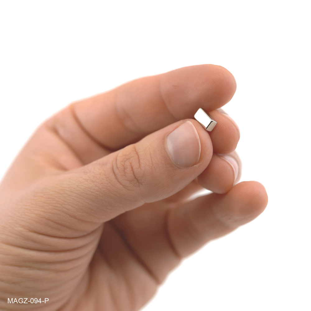 Supermagnet, Blokk 8x4x3 mm (neodymium)