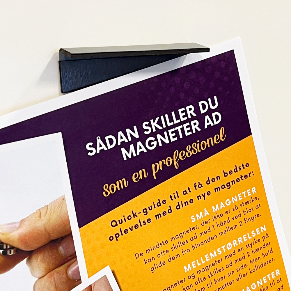 Magnetiske klemmer med selvklebende. (5-pakning)