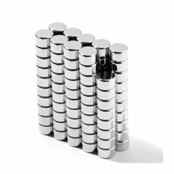 Supermagnet, Skive 5x3 mm (neodymium)