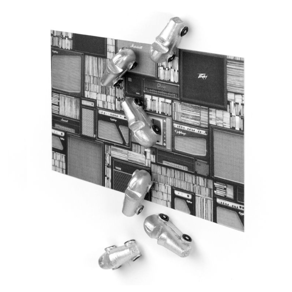 RACE CAR magneter, 5-pakning - kjøleskapsmagneter