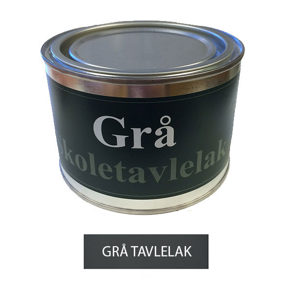 Tavlelakk Grå, 500 ml.