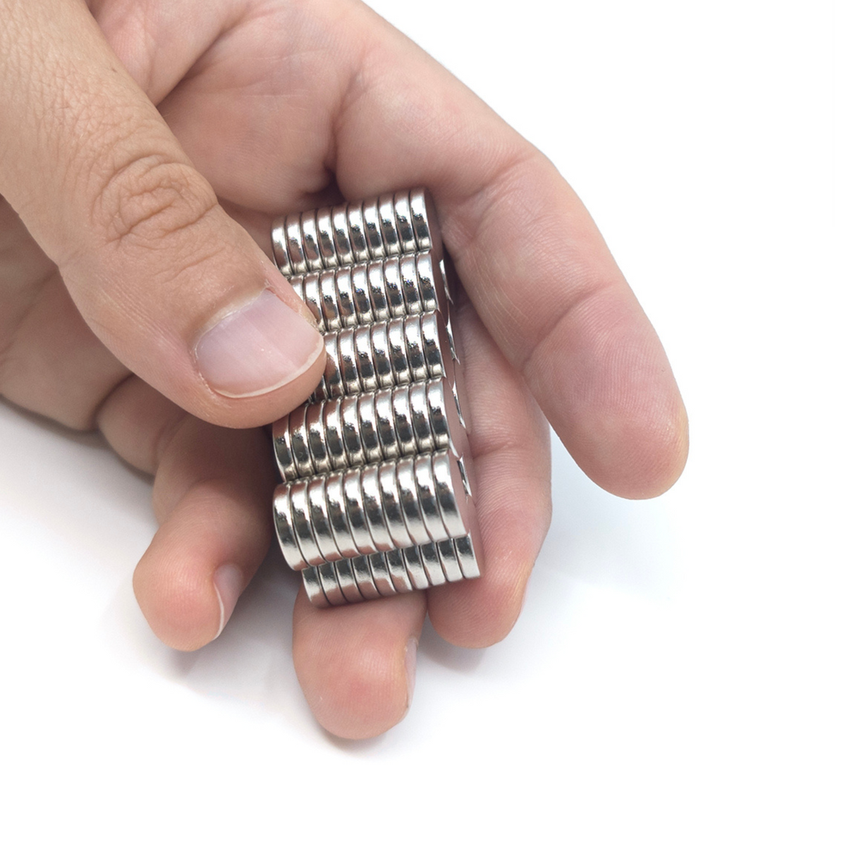 Hobbymagneter 10x2 mm (100-pakk)