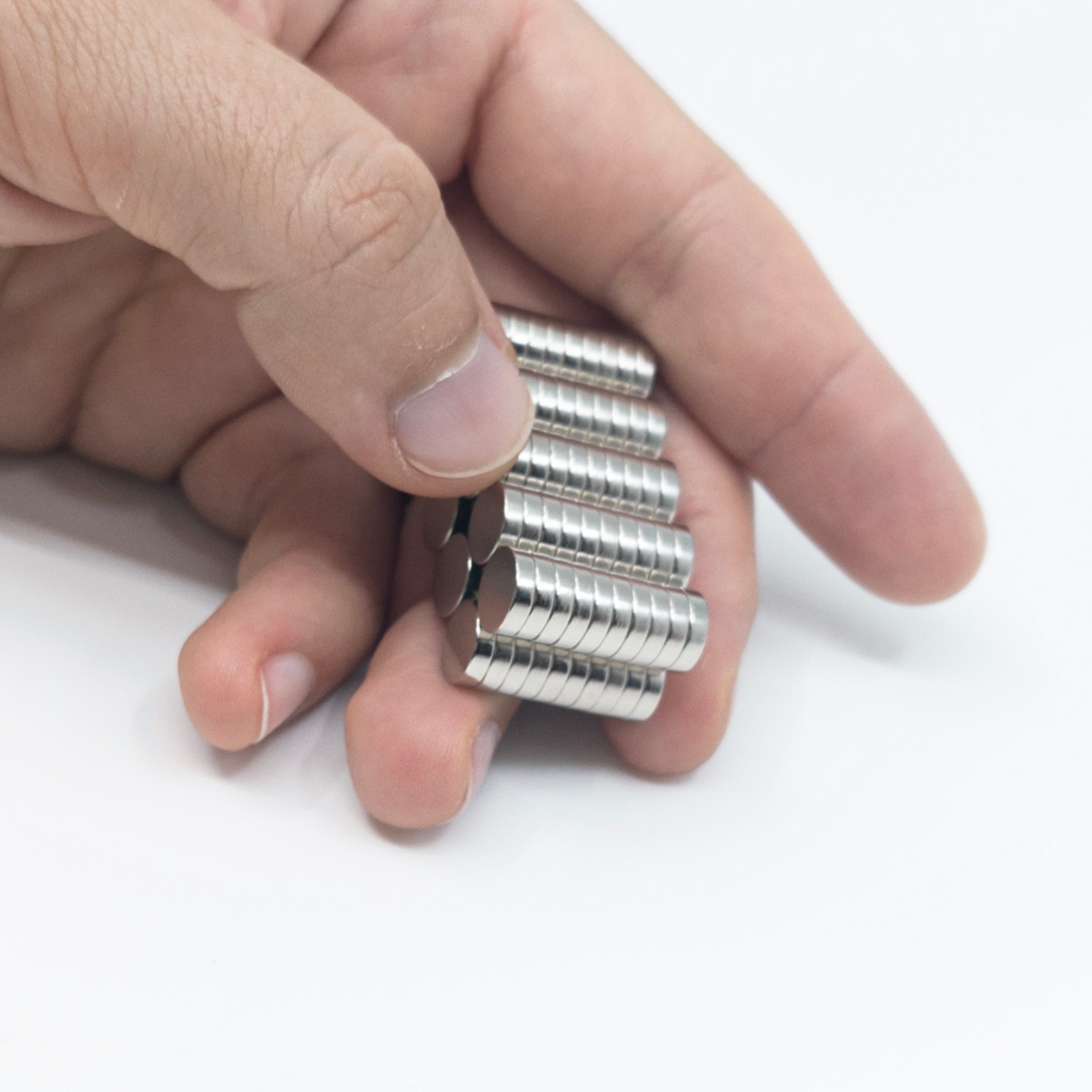 Hobbymagneter 8x2 mm (100-pakk)