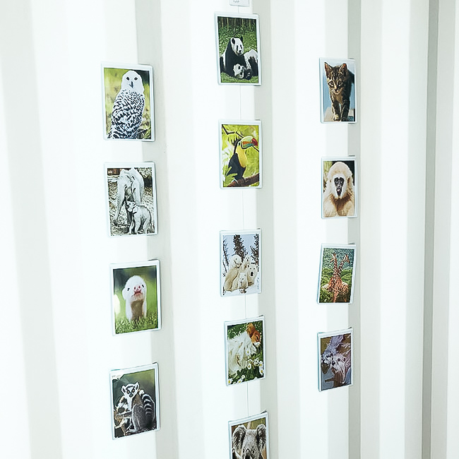 Magnetlomme 10x15 cm, Hvit