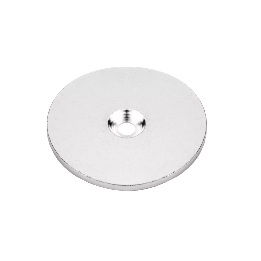 Countersunk metallplate Ø50 mm