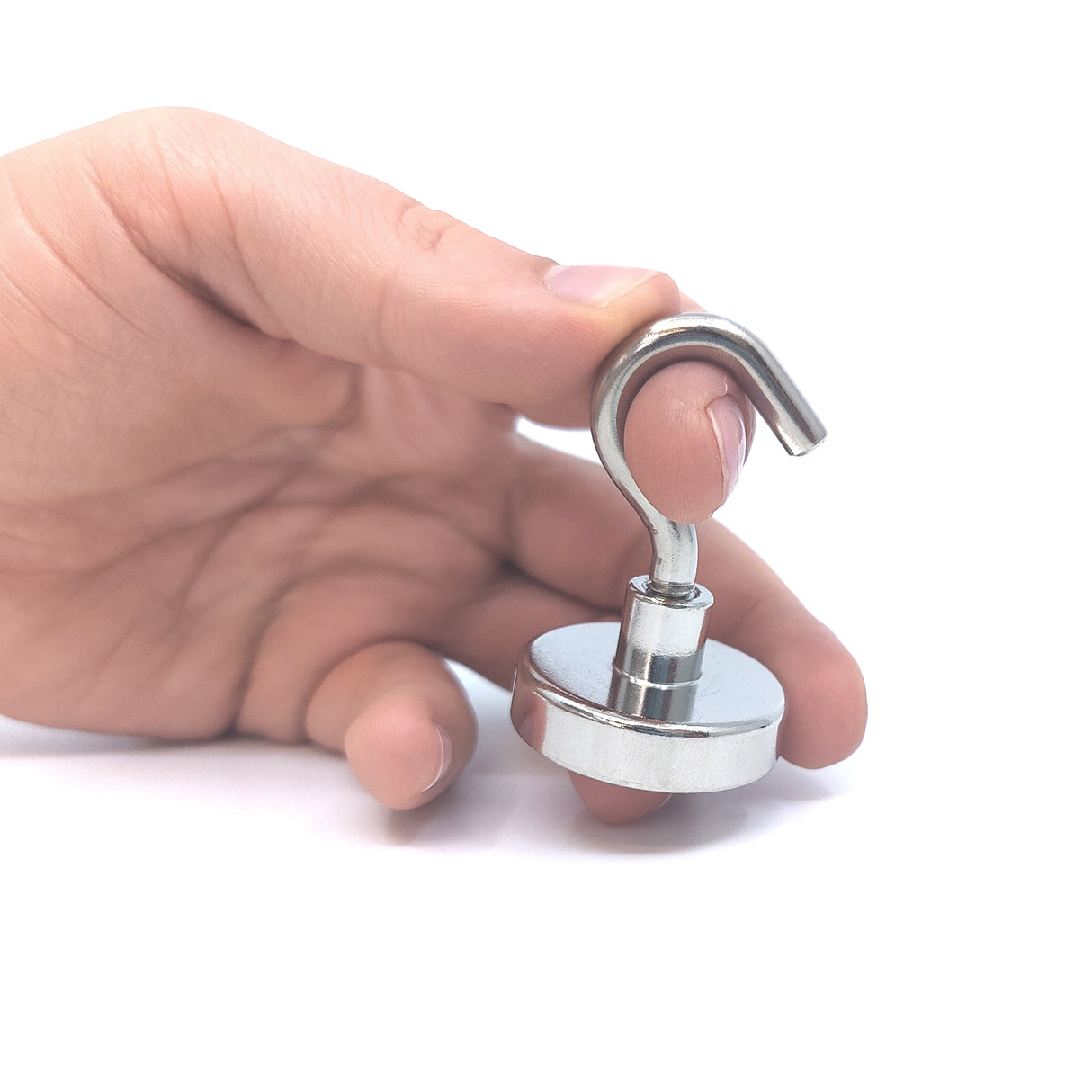 Potmagnet med krok, Ø32 mm