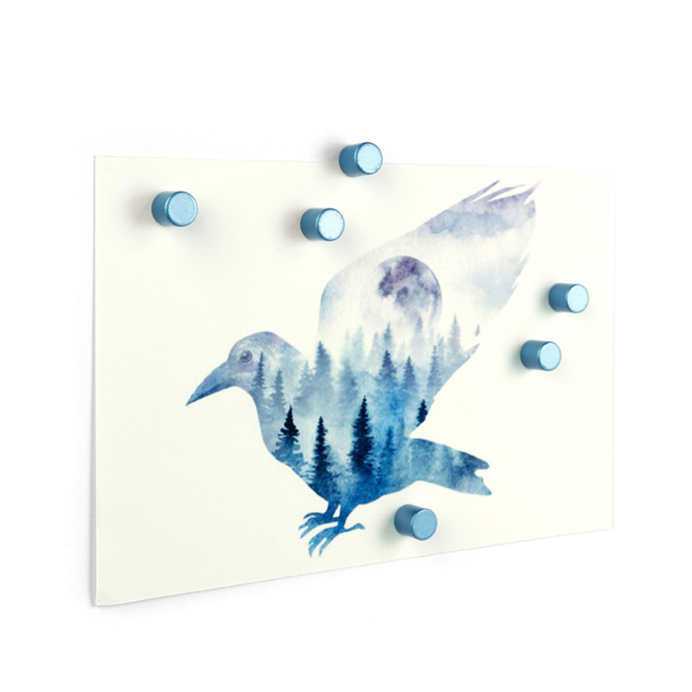 BOLT supermagneter SKYBLUE, 8x8 mm 6-pakk