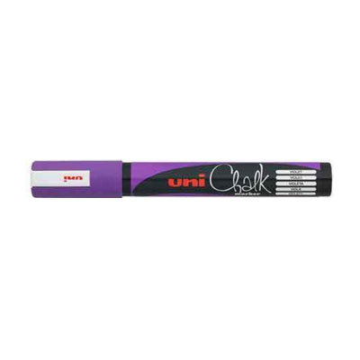 UNI Chalk Marker 1,8 - 2,5 mm, Lilla (medium)