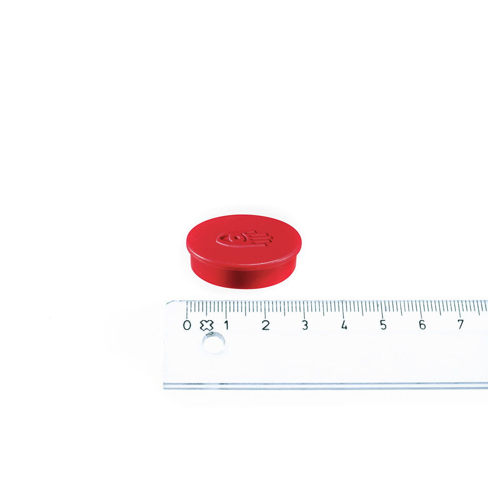 Legamaster Magnet, Rød Ø30 mm