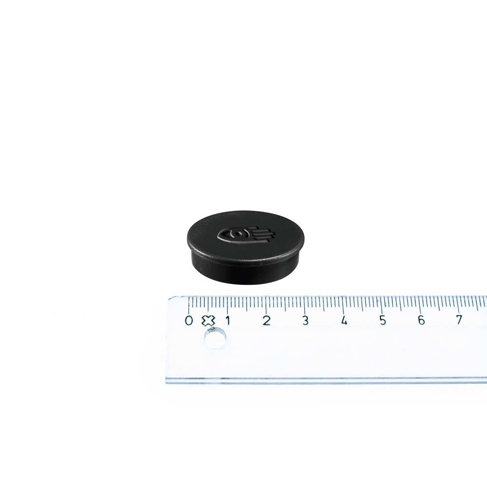 Legamaster Magnet, Svart Ø30 mm