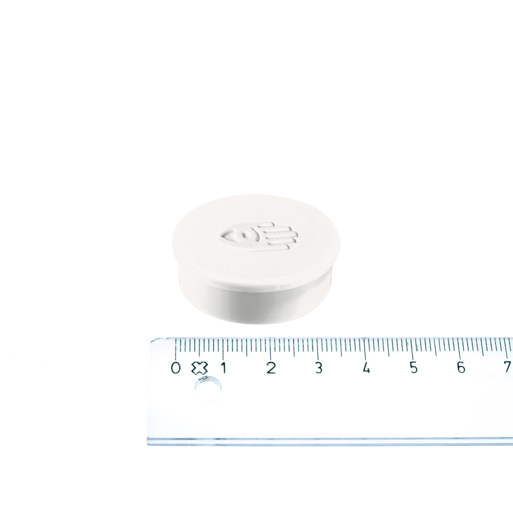 Legamaster Kontormagnet, Hvit Ø35 mm