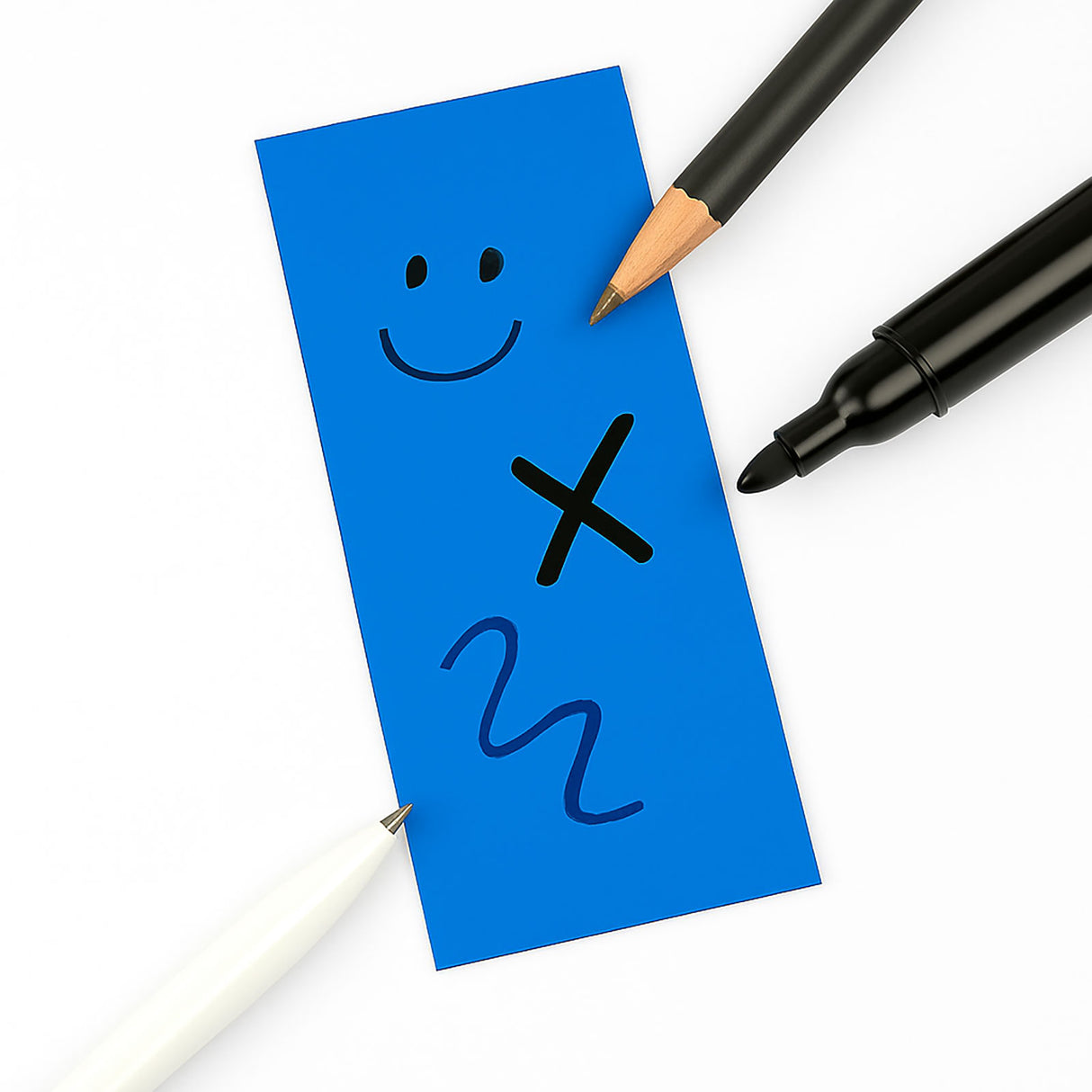 Magnetark A4, Blått