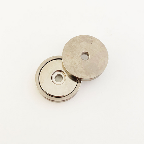 Magnet m. forsenkningshull, Ø32 mm - Neodymium