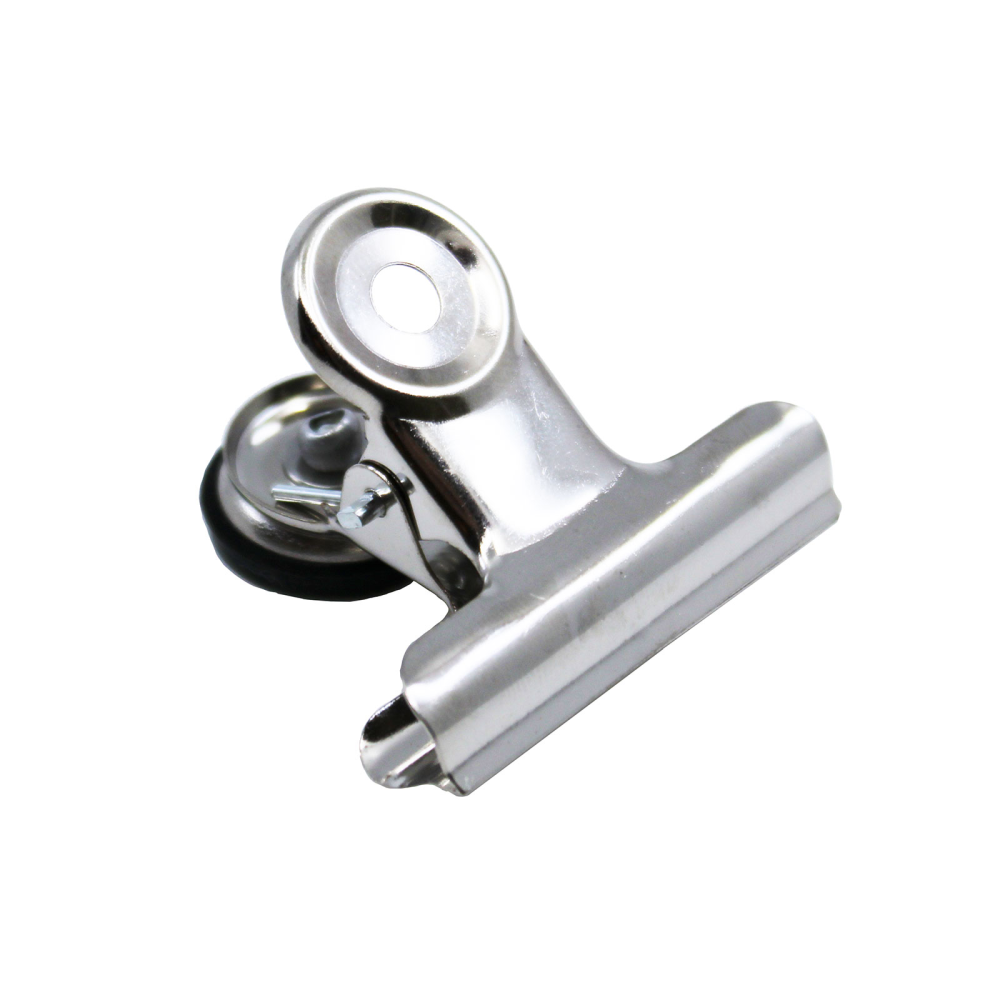 Bulldog Clips 63 mm, Magnetisk (til glass)