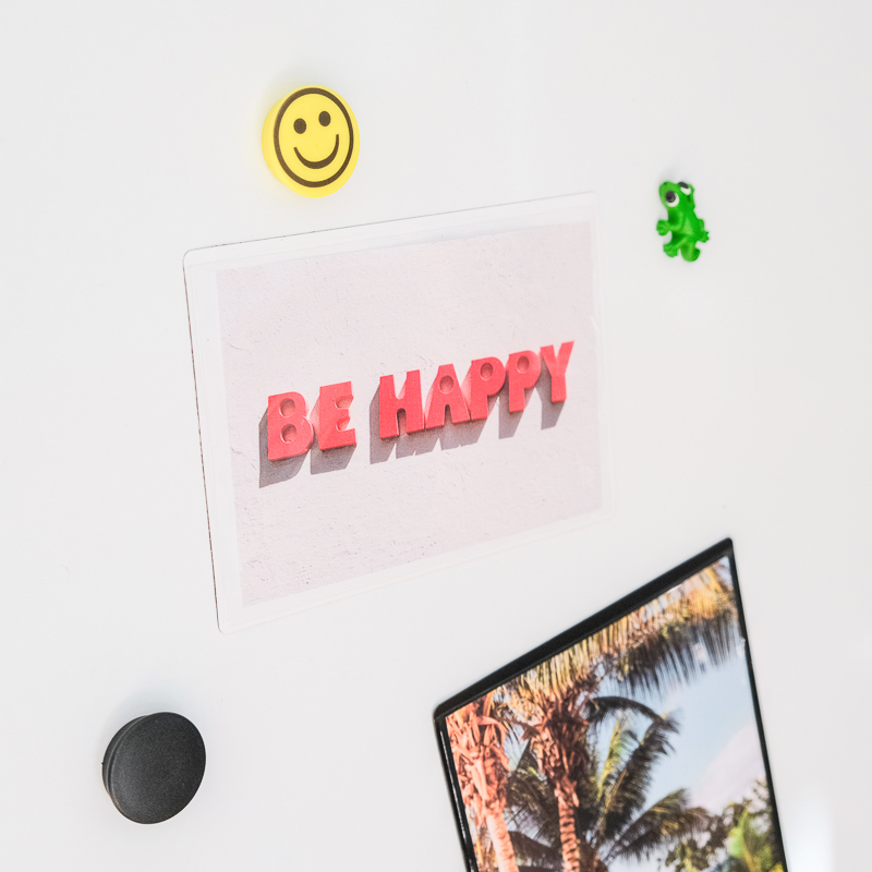 Magnetlomme 15x10 cm, Hvit (B)