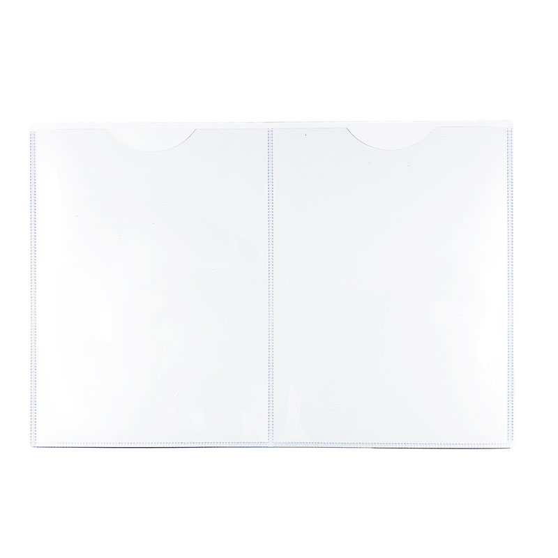 Magnetlomme dobbelt A5 i Hvit