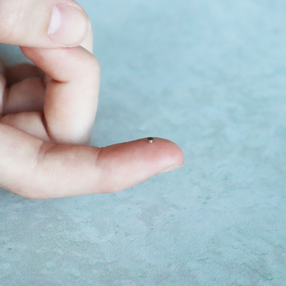 Supermagnet, Skive 2x1 mm (neodymium)