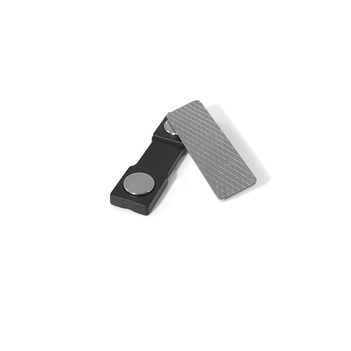 Magnetisk navneskilt m/plast 4,5 cm