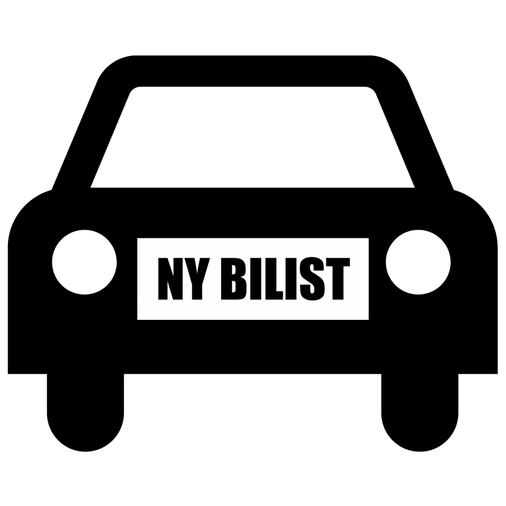 NY DRIVER #2 - magnetisk skilt for bil