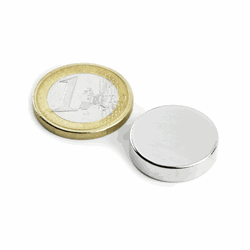 Supermagnet, Skive 20x5 mm (neodymium)