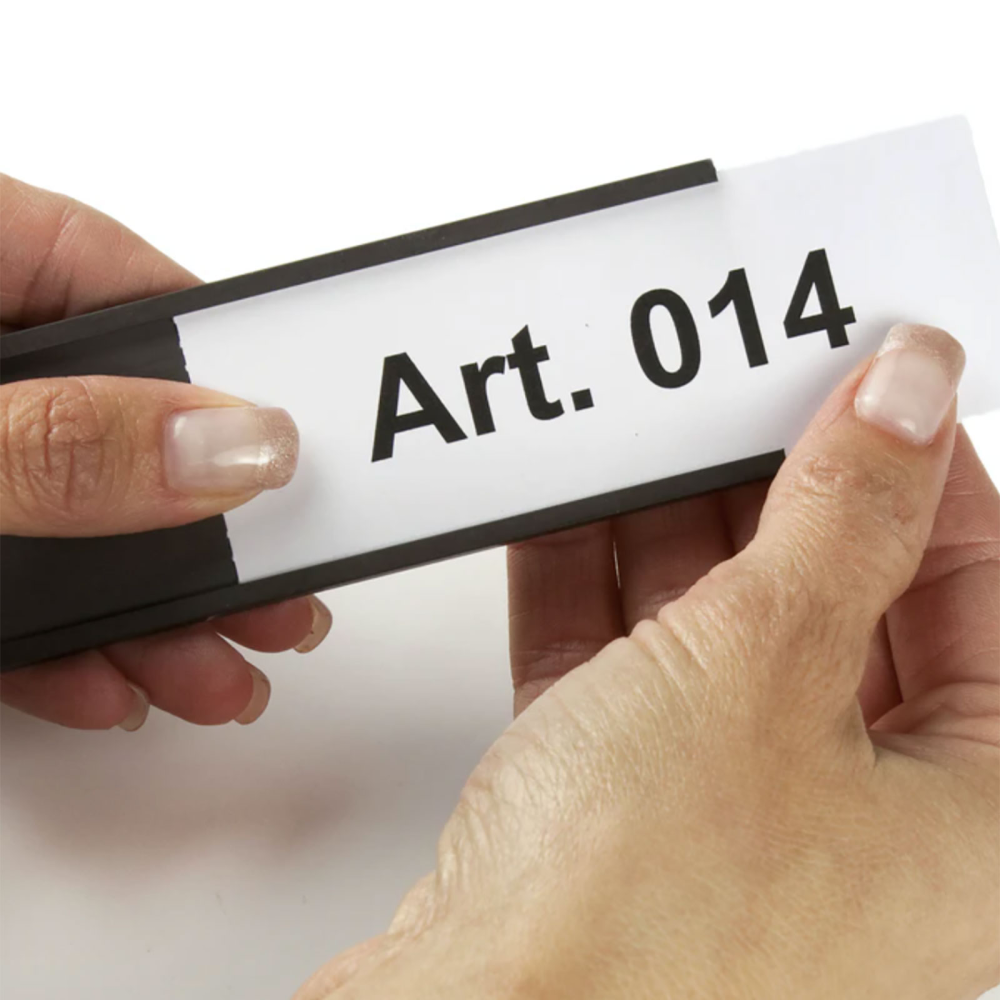 Innlegg for c-profiler, 10 ark (skriv ut selv) størrelse 100x40 mm