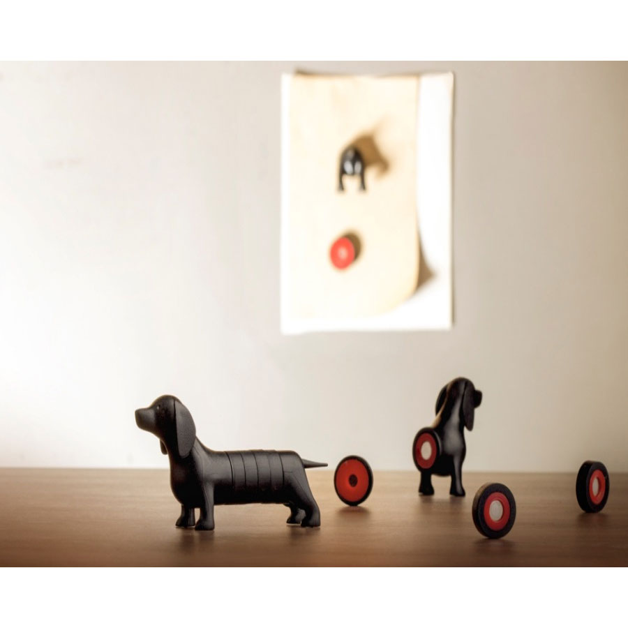 Dachshund (6 deler) - kjøleskapsmagneter