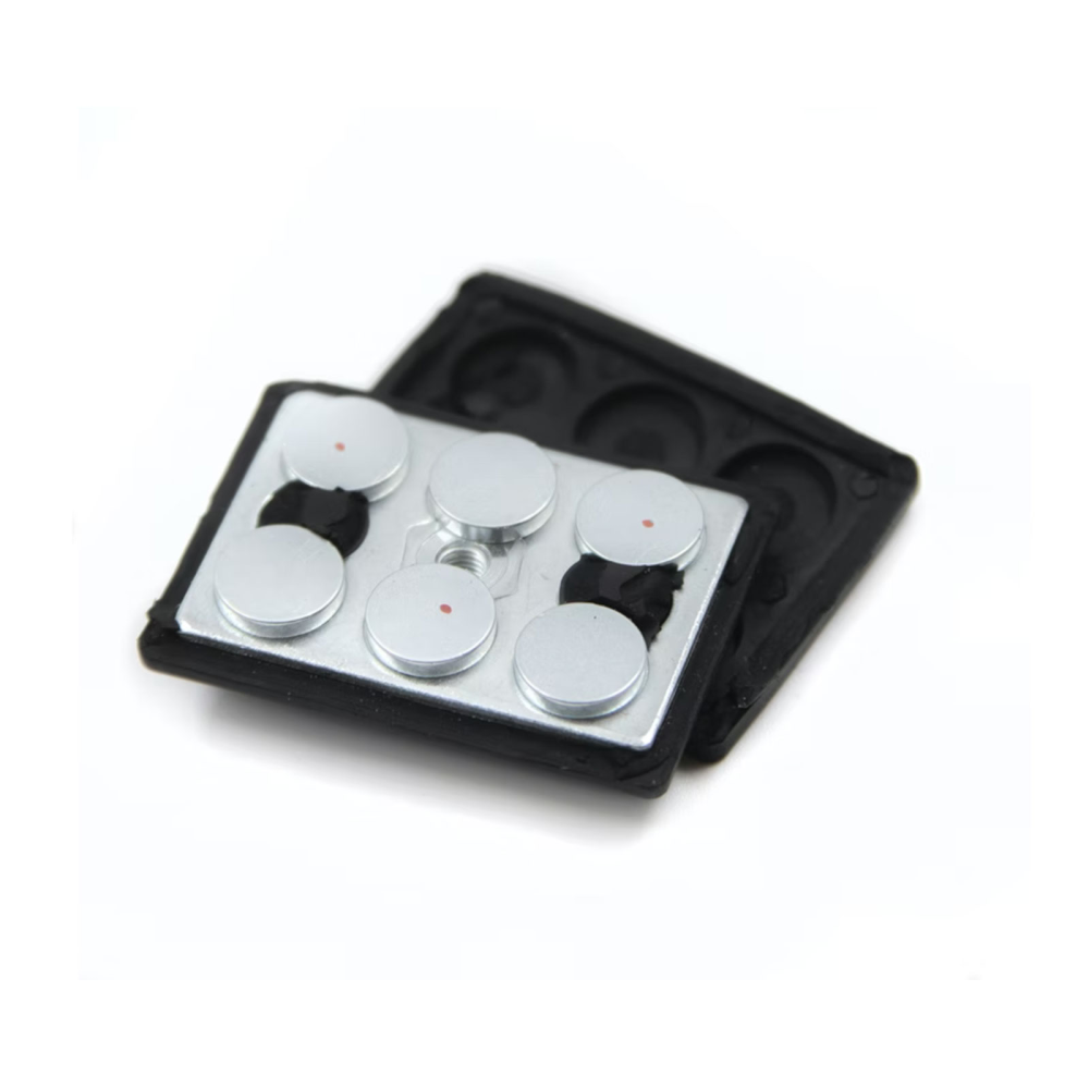 Gummimagnet med innvendig gjenge, 43x31 mm