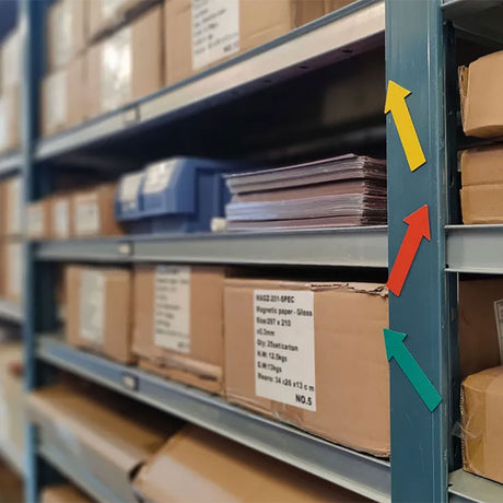 Fargede piler MIX 7x3 cm (3-pakning) - magnetisk folie