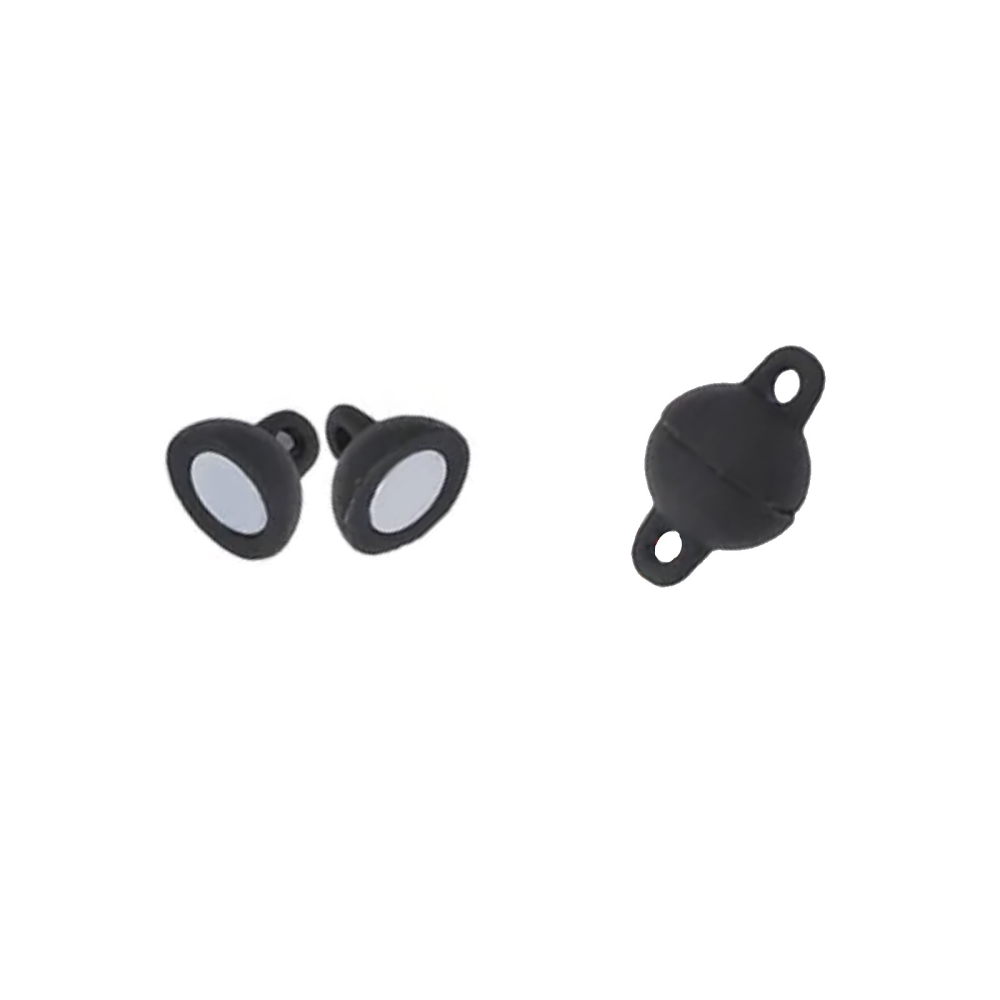 Magnetisk lås for smykker Ø8 mm, svart (liten)