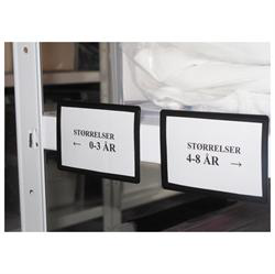 Magnetlommer 9x6 cm, Svart