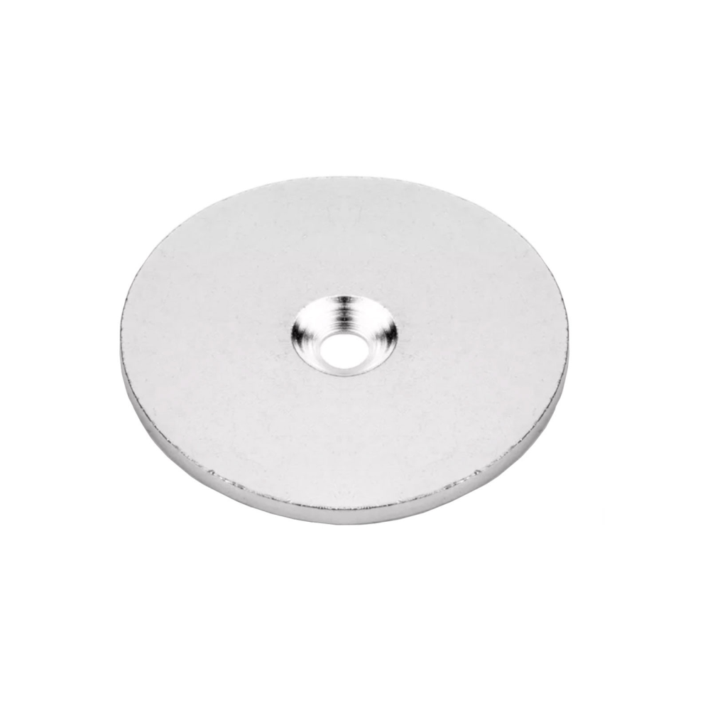 Countersunk metallplate Ø52 mm