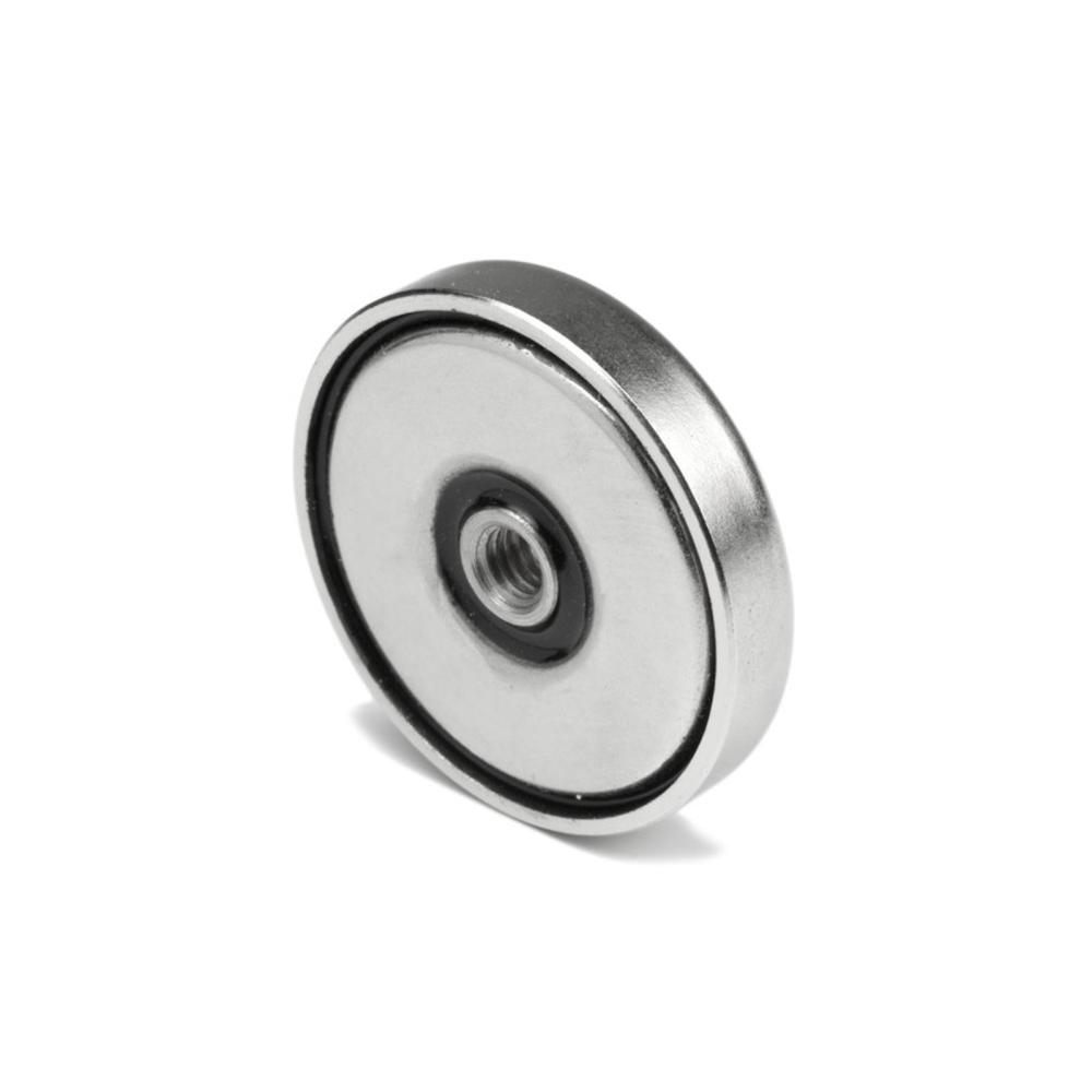 Magnet m. innvendig gjenge, Ø48 mm
