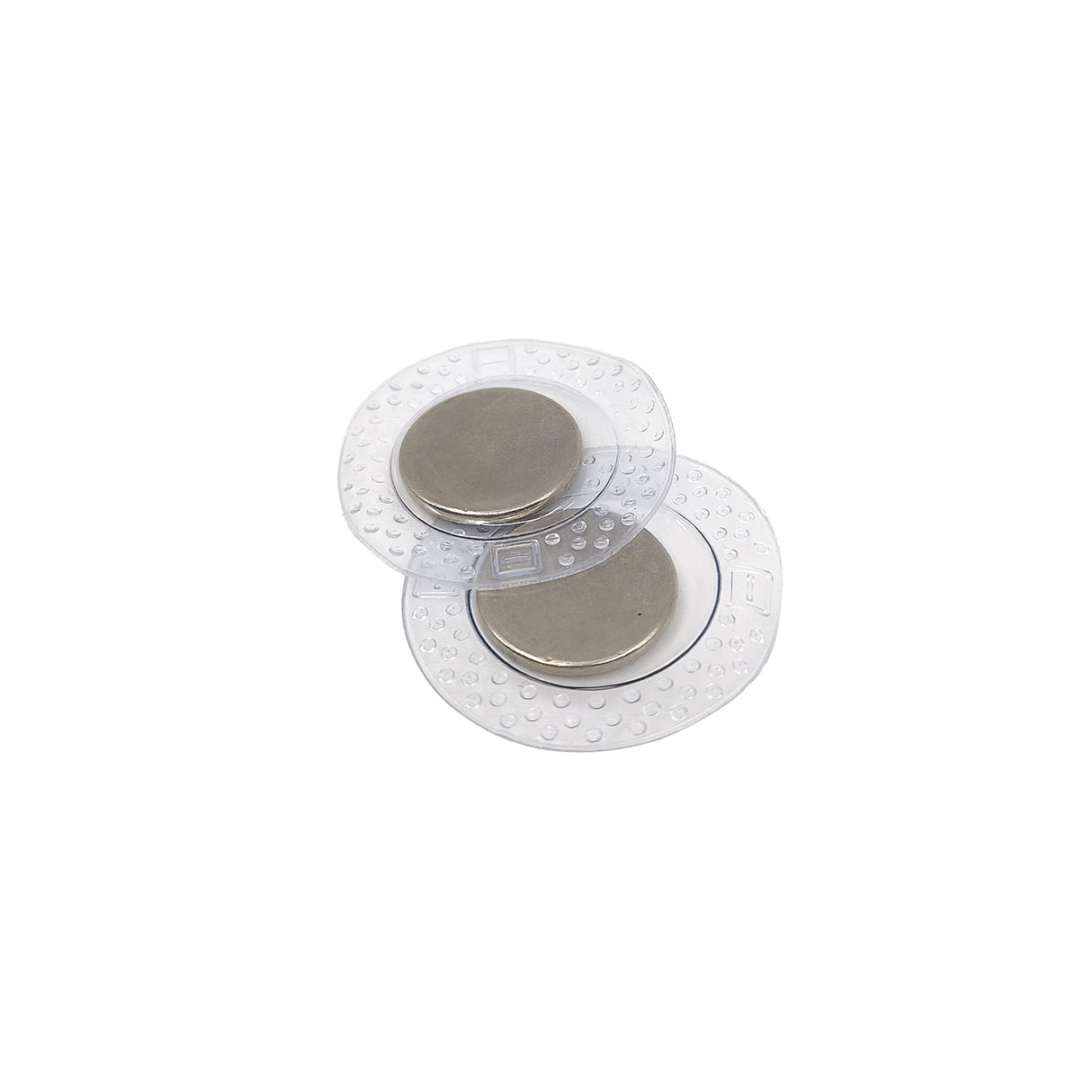 Sy magneter 18x2 mm runde, 2-pakk