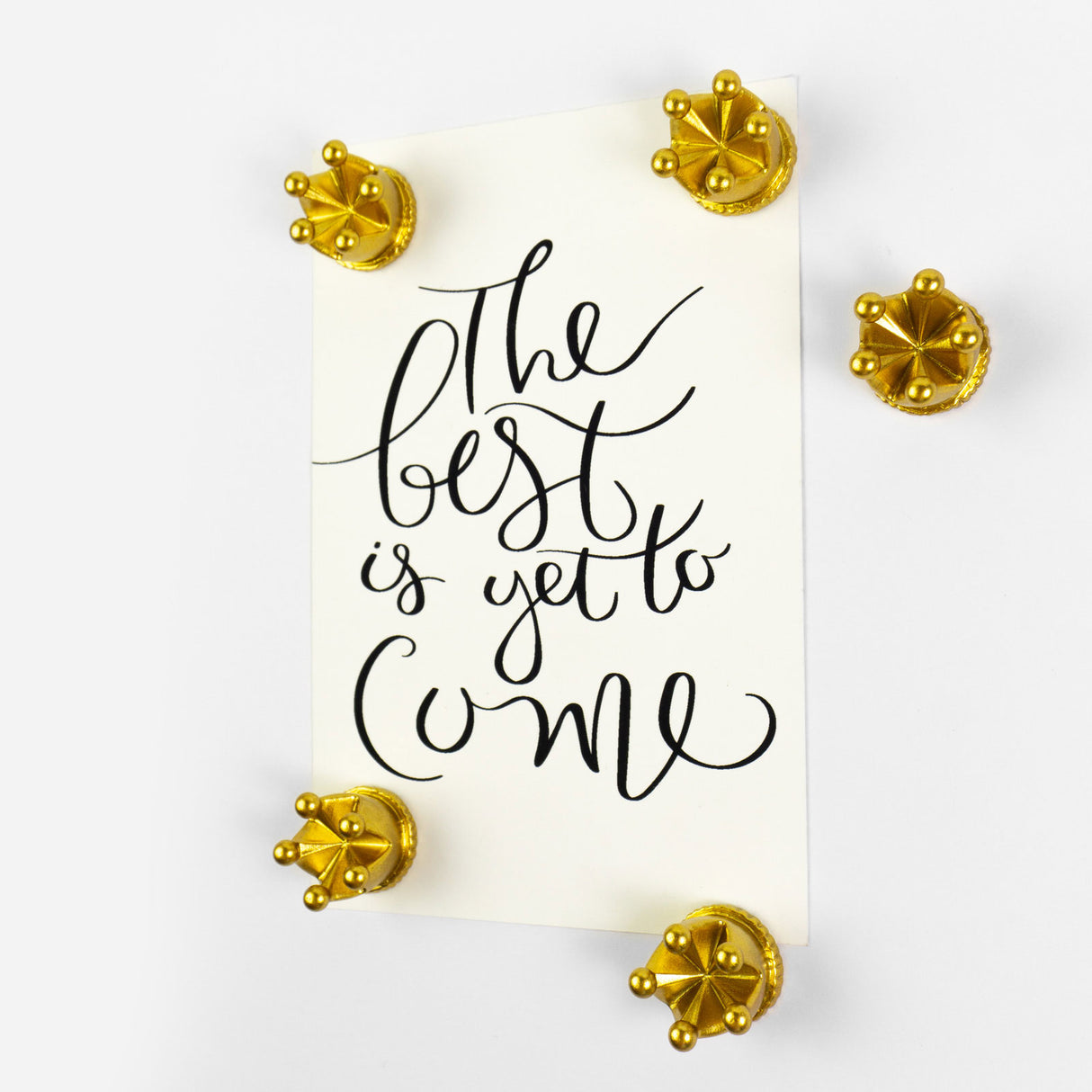 CROWN magneter 5-pakk - kjøleskapsmagneter