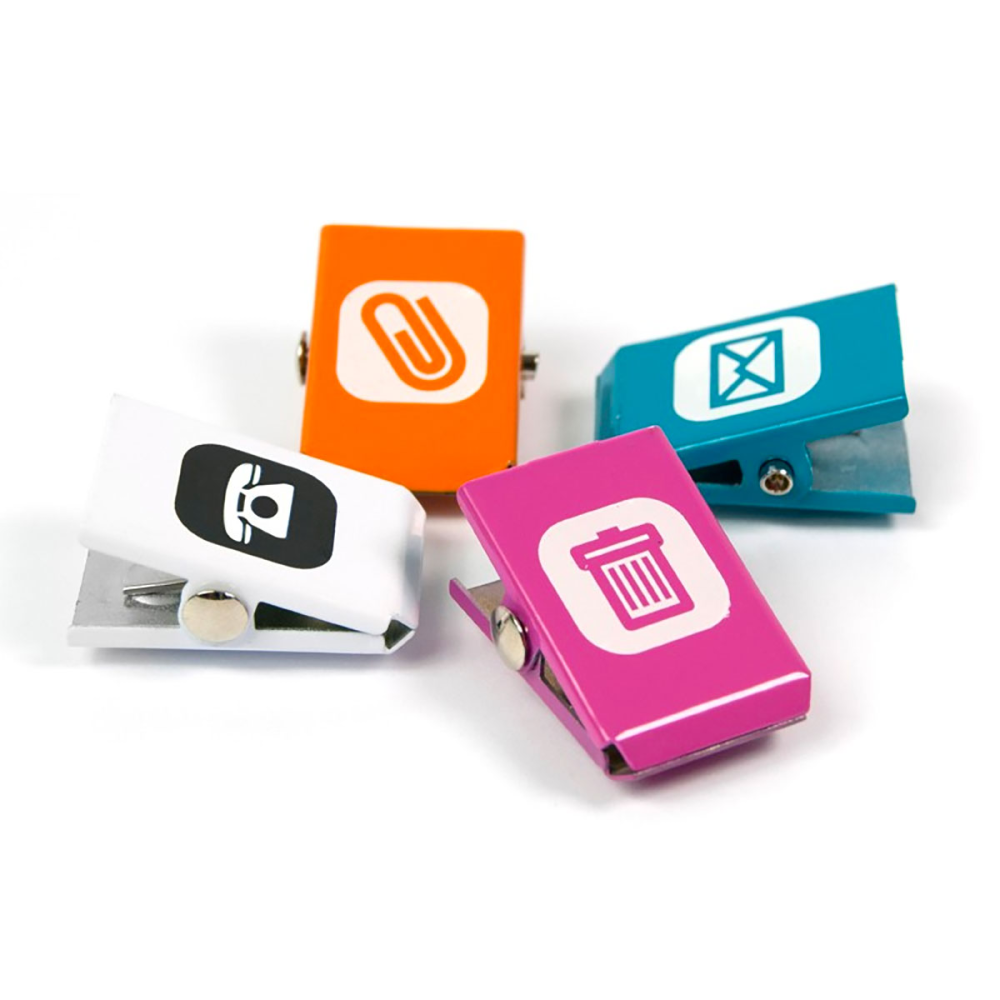 Magnetiske klips OFFICE, 4-pakning