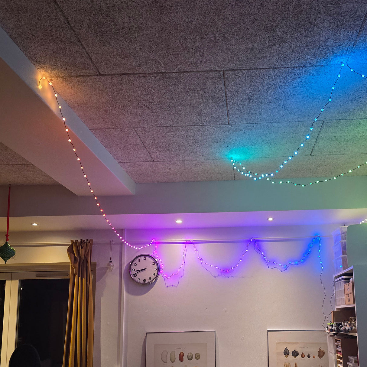 Potmagnet med krok, Svart Ø16 mm