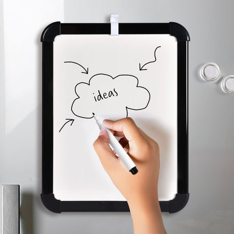 BNT Magnetisk whiteboard tavle A4 - Svart