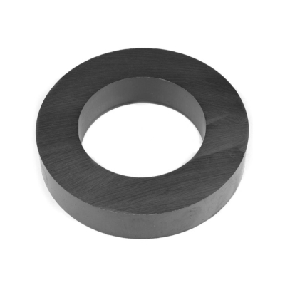 Ferrittmagnet ring 100x60x20 mm. - veldig stor og sterk magnet av ferritt - men også tung